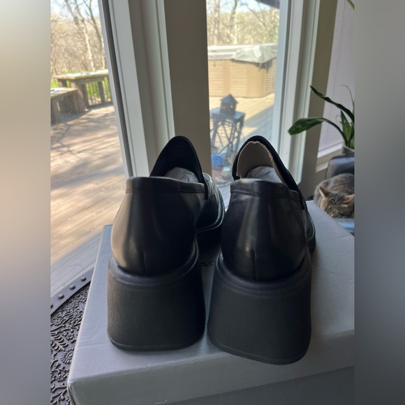NEW VAGABOND DORAH BLACK LOAFERS 40 10 - Picture 9 of 14
